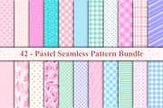 Sweet Pastel Seamless Pattern Set, a Pattern Graphic by Digital Studio (Thumbnail 1 of 11)
