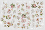 FLORA.PNG | Blurry Flower Collage, an Object Graphic by ana & yvy (Thumbnail 22 of 23)