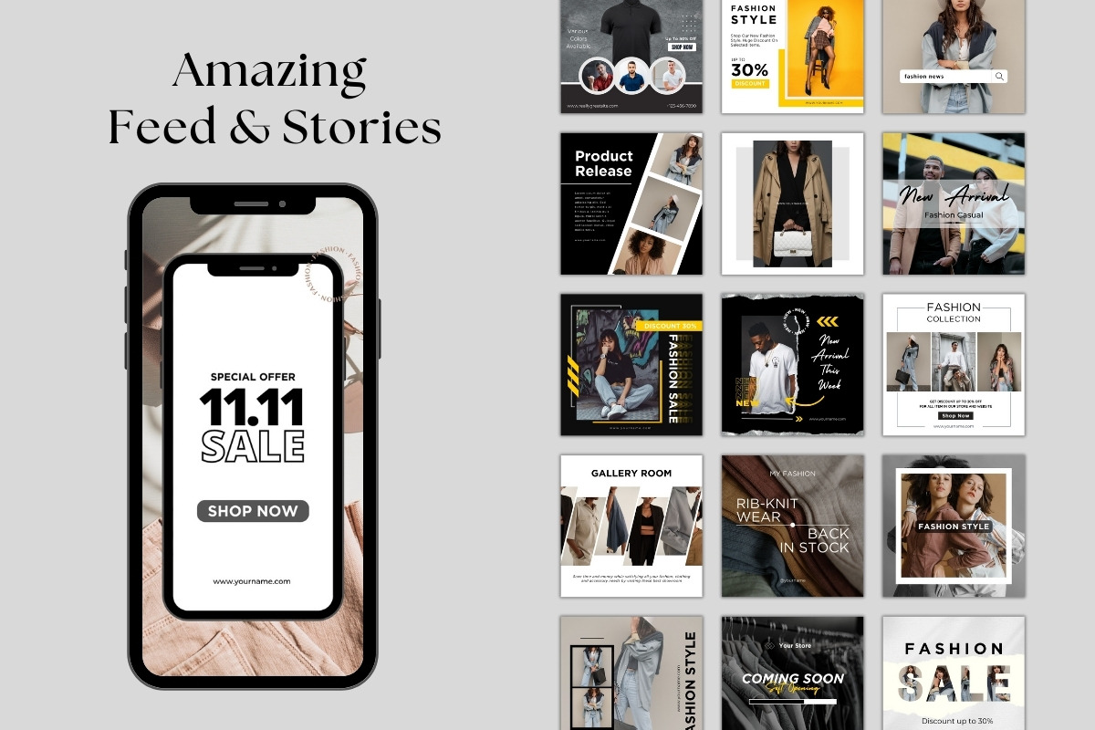 200+ Fashion Style Templates, a Social Media Template by ResumeFabs (Photo 3 of 6)