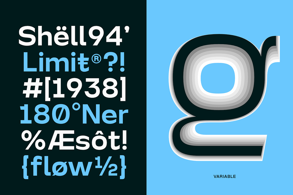 Sugitta – Modern Geometric Sans, a Sans Serif Font by ESEM (Photo 7 of 10)