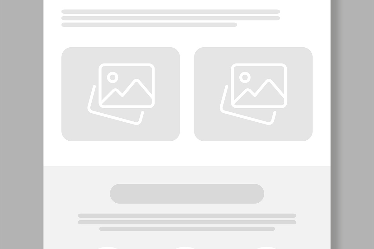 Wireframe Landing Page Layout, a Landing Page Template by ContestDesign (Photo 3 of 6)