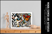 Women, Flowers and Butterflies, a Decorative Illustration by Digital Art Creations (Thumbnail 12 of 12)