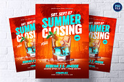 Summer Closing Party Flyer, a Design Template by Rome B Creation (Thumbnail 1 of 2)