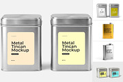 Metal Tin Can Mockup Bundle, a Packaging Mockup by graphypix (Thumbnail 2 of 14)