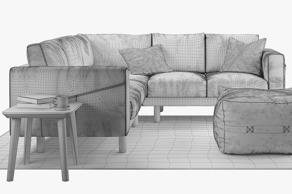 6 sofa set 3d model, a Furniture 3D Model by 3dmitruk (Photo 32 of 61)