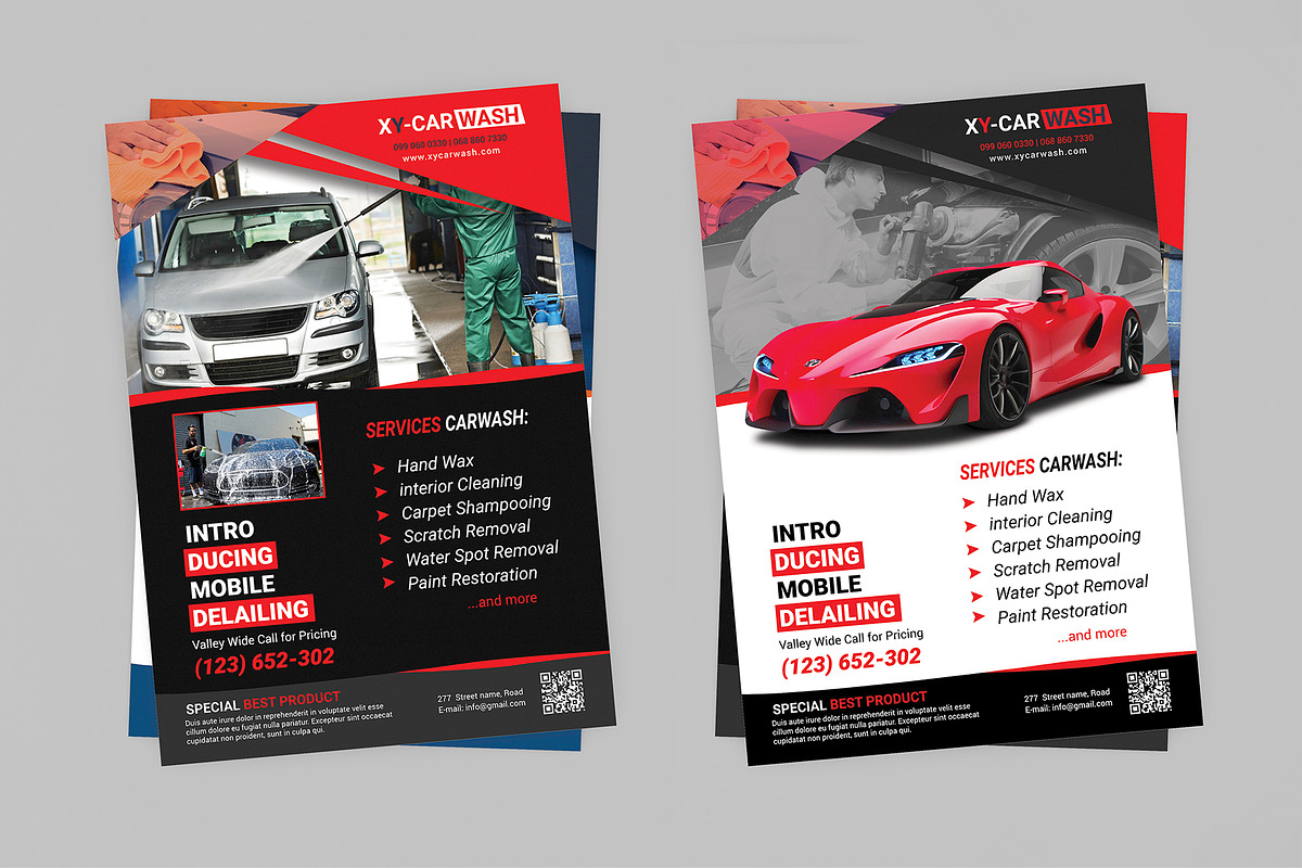 Car Wash Flyer Templates, a Flyer Template by ideaz_sabbir (Photo 6 of 7)