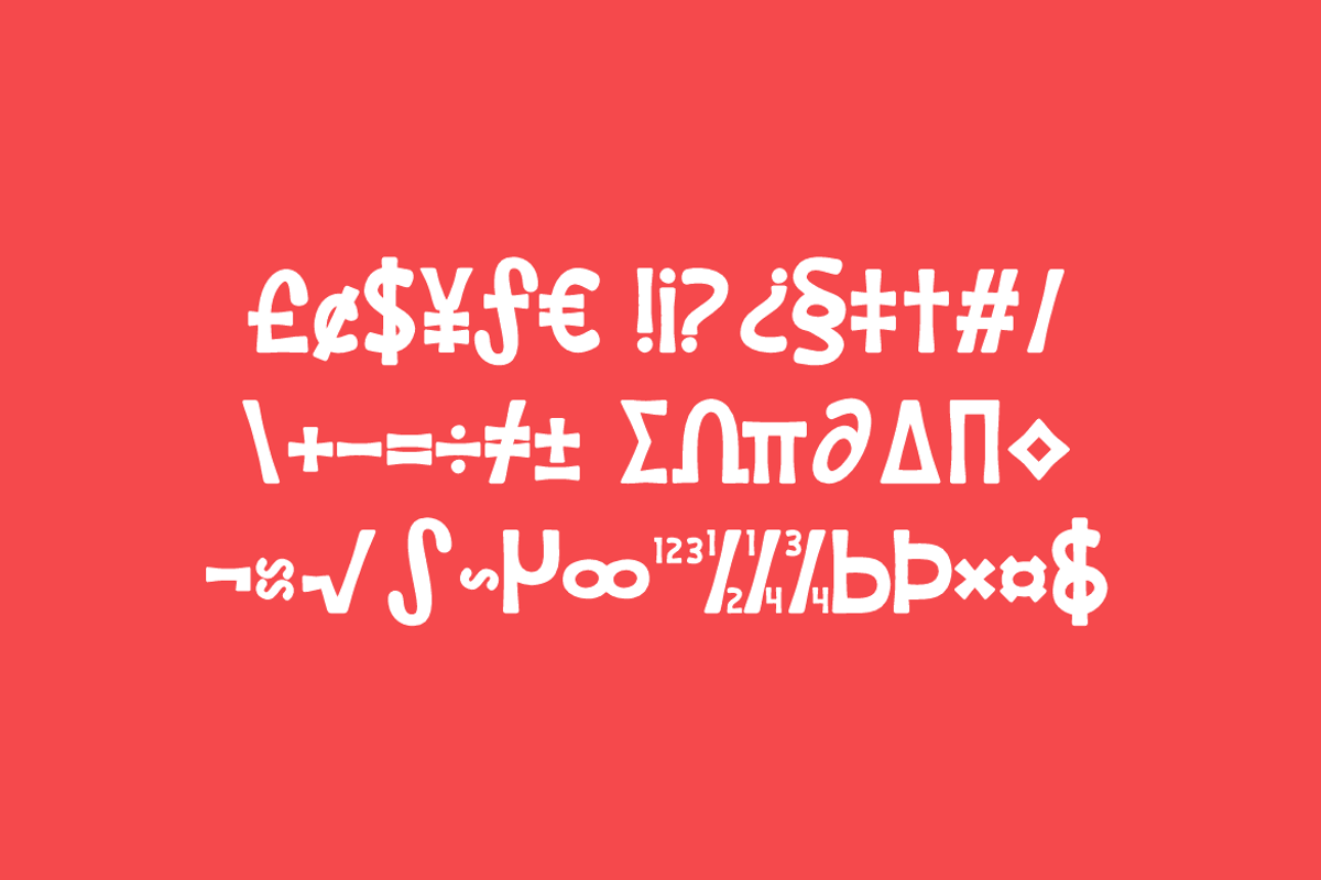 Mehogan - Round Funny Font, a Sans Serif Font by QR Design Studio (Photo 5 of 12)