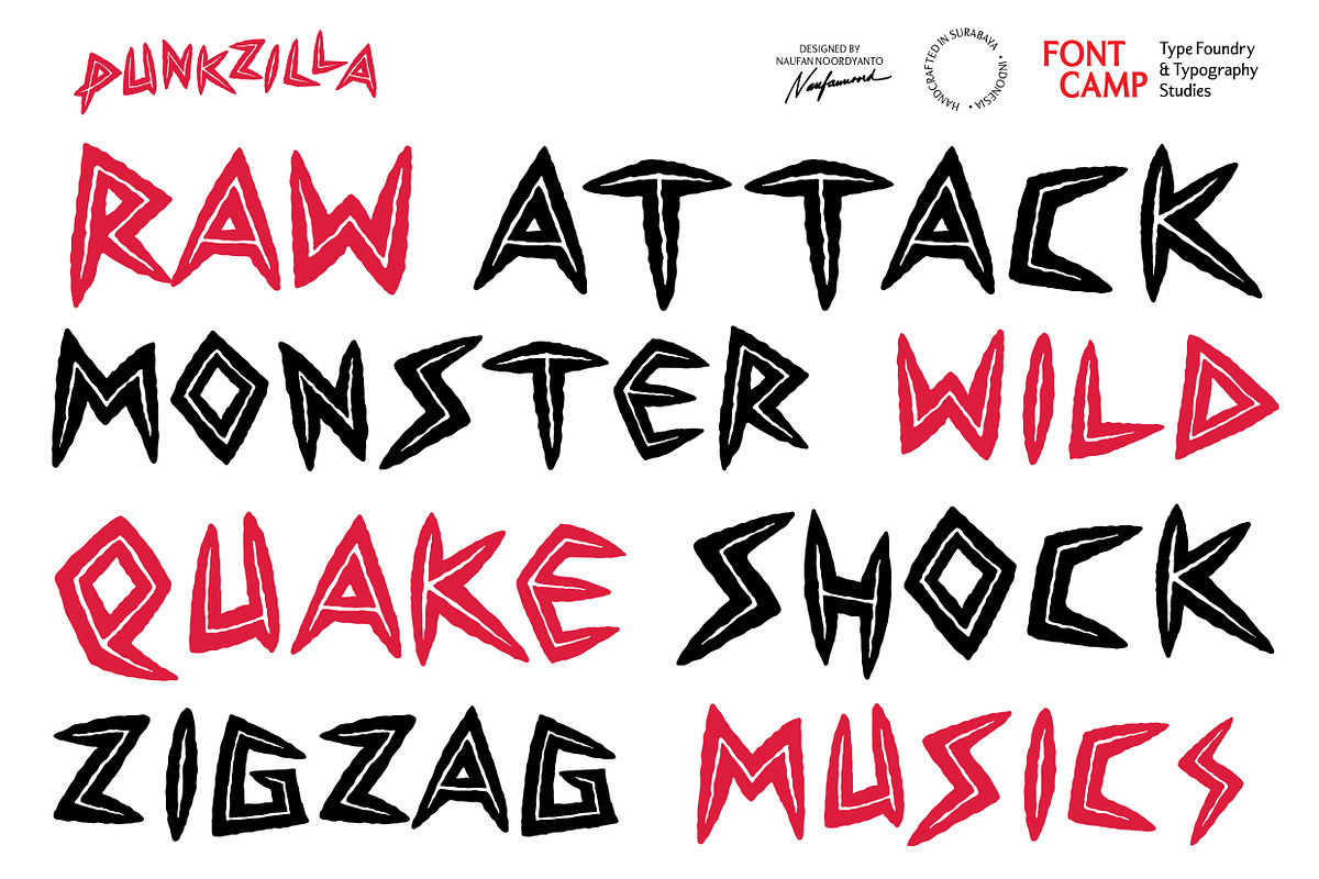 Punkzilla Font, a Handwritten Font by Fontcamp Type Foundry (Photo 9 of 11)