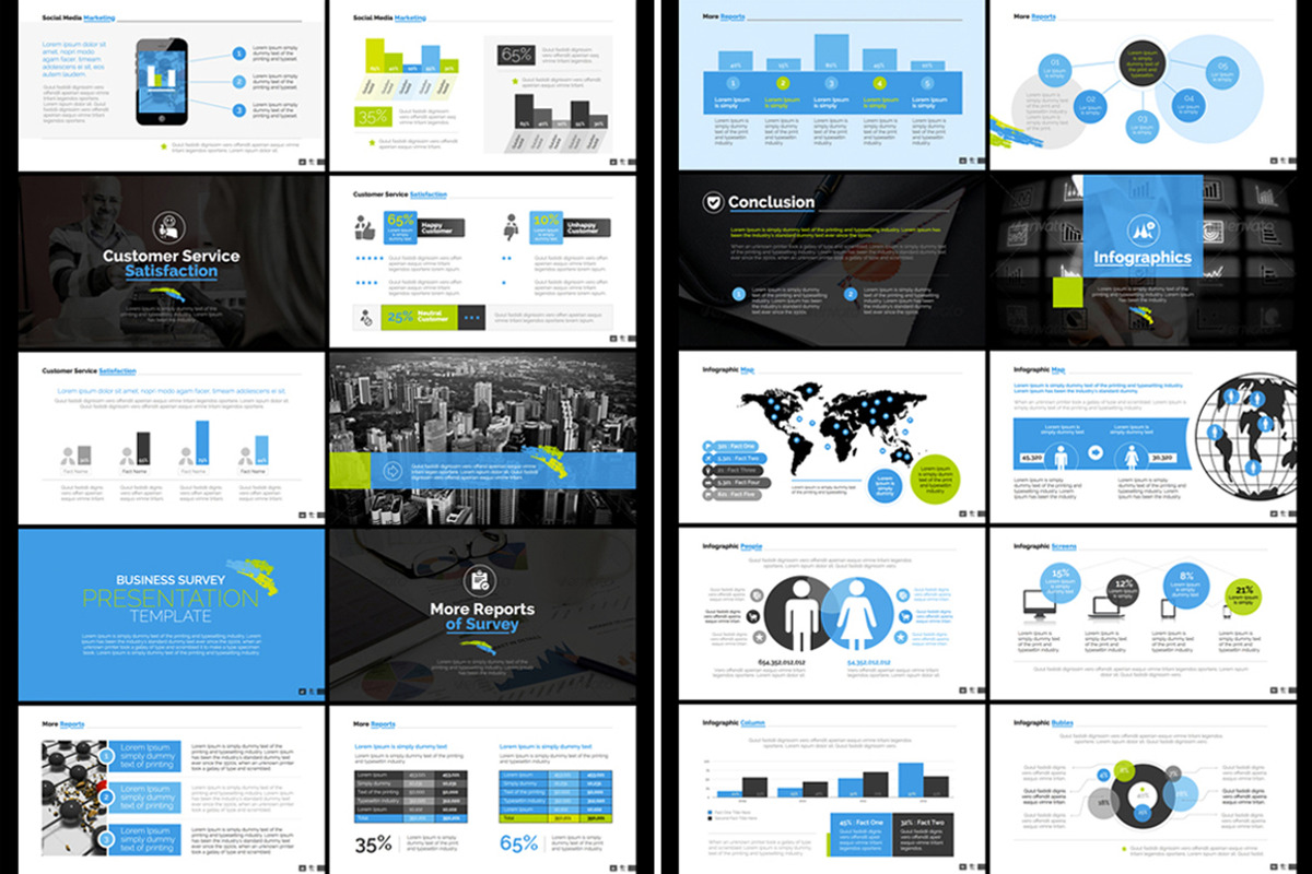 Business Survey Keynote Template preview 5