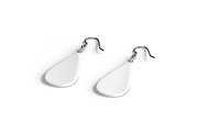 White Drop Earring Jewelry 3D Model, an Object 3D Model by rebrandy (Thumbnail 5 of 9)