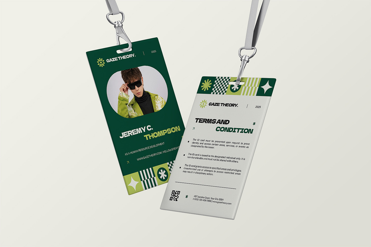 Gaze Theory - ID Card, a Print Template by StreaksideStd (Photo 2 of 3)