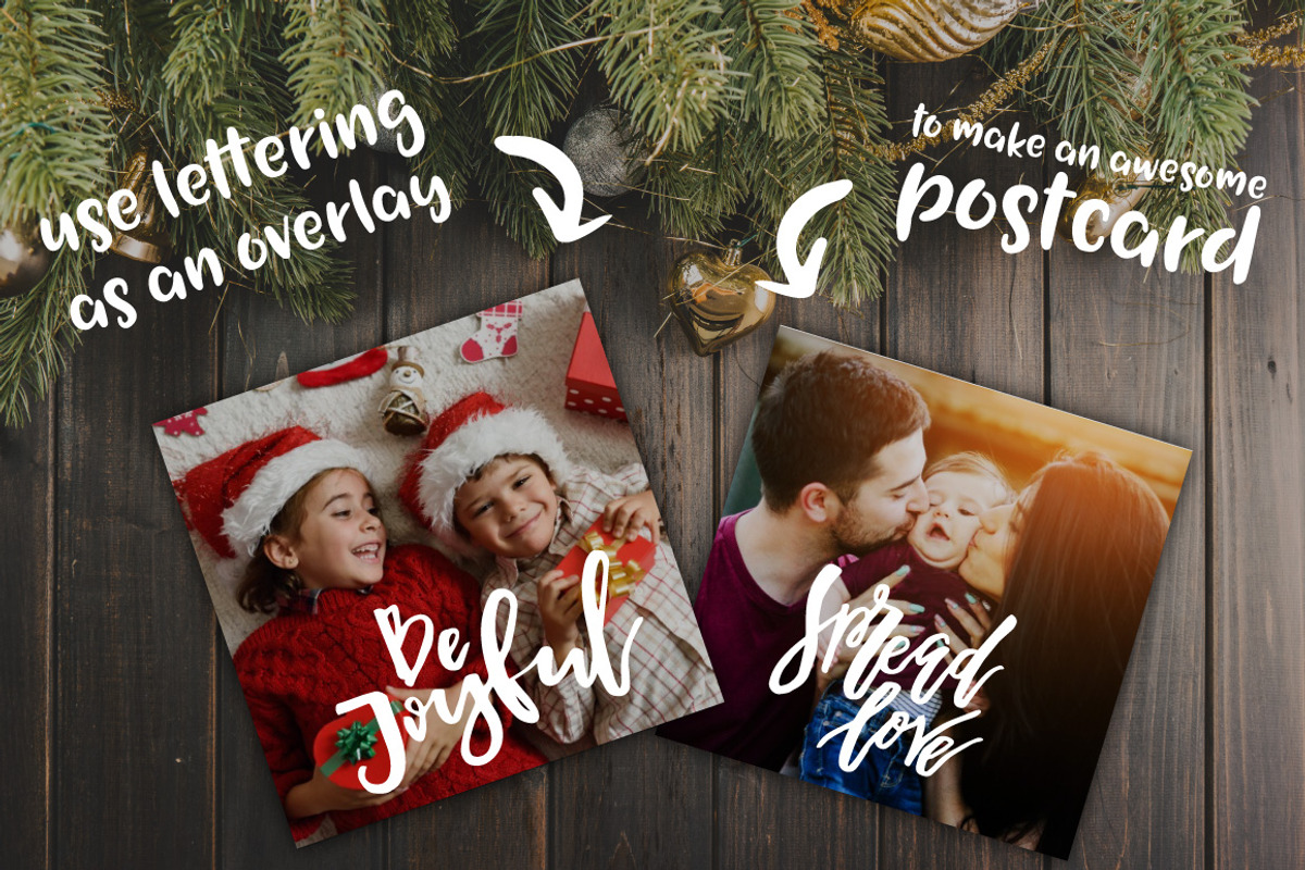 40 Christmas Photo Overlays, a Decorative Illustration by Tori Design (Photo 4 of 7)