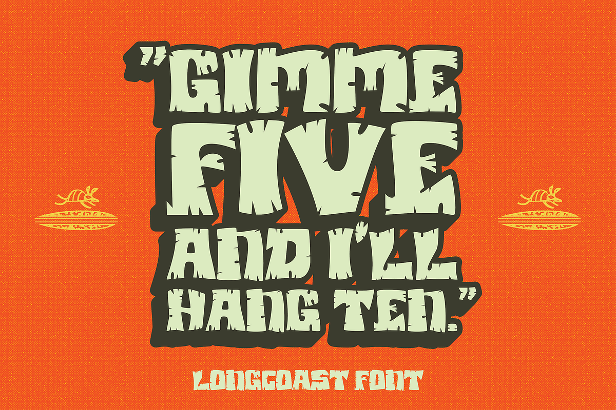 Bongo Oasis | Freaki Tiki Font, a Handwritten Font by Bend Industries (Photo 10 of 10)