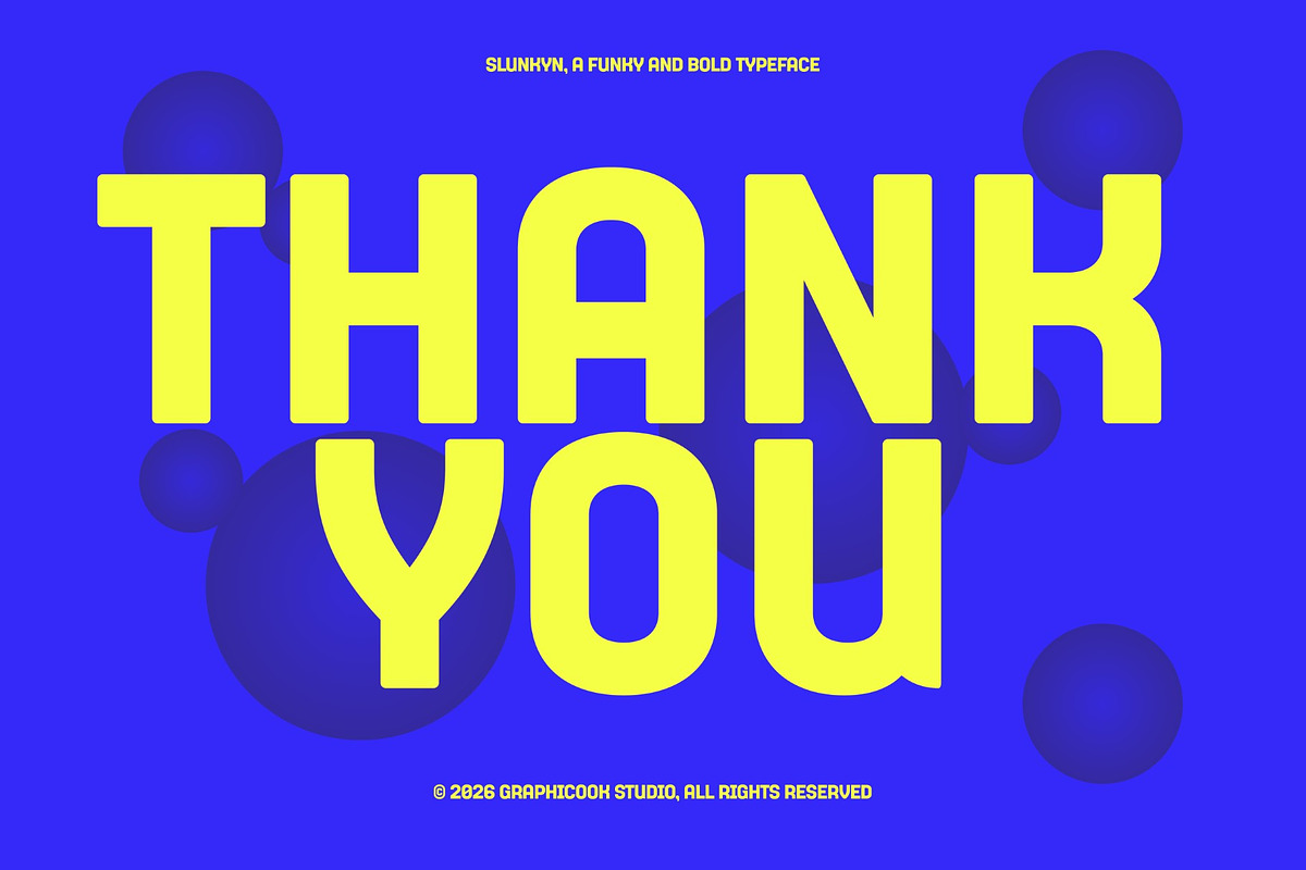 Slunkyn, a Sans Serif Font by graphicook (Photo 10 of 10)