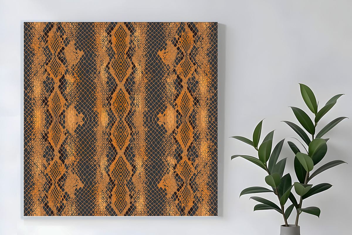 Brown Snake Skin Seamless Repeat, a Pattern Graphic by Sharon Schwalbe (Photo 4 of 7)