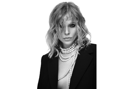A beautiful woman with loose hair