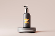 Dark Plastic Cosmetic Mockup Bundle, a Cups & Container Mockup by pmvch (Thumbnail 79 of 111)