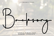 Backsong, a Handwritten Font by InermediaSTUDIO (Thumbnail 1 of 8)