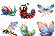 Bug and Insects Clipart, an Illustration by Craft Nest (Thumbnail 5 of 6)