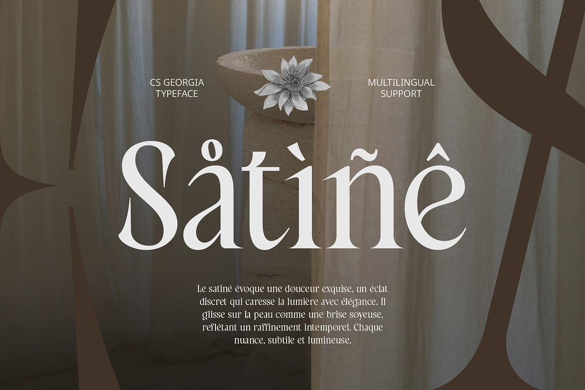 CS Georgia – Elegant Font, a Serif Font by Craft Supply Co. (Photo 5 of 8)