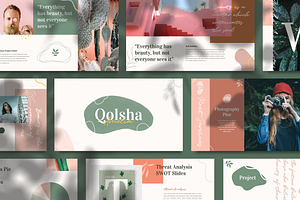 Qolsha - Green Sage Keynote Template