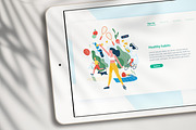 Healthy habits, active lifestyle, a Healthcare Illustration by Good Studio (Thumbnail 3 of 3)