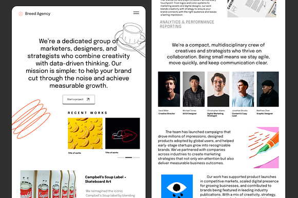 Agency Landing Page Figma Template preview 5