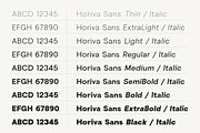 Horiva Sans Geometric | 50% OFF, a Sans Serif Font by Lettertype Studio (Thumbnail 14 of 17)