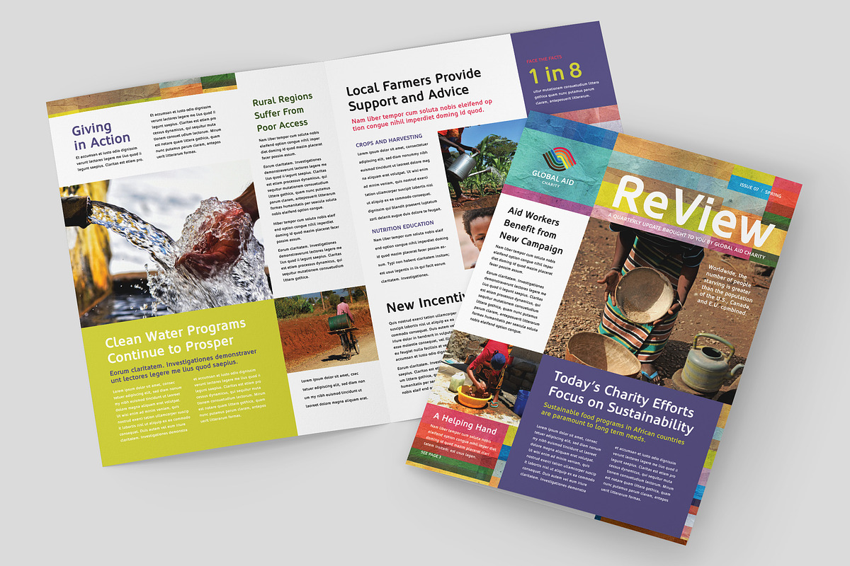 Humanitarian Aid Newsletter Template