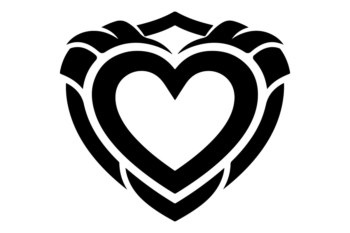 Heart Love Silhouette, an Object Graphic by Gfx_Store (Photo 7 of 15)