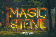 Magic Stone - Display Typeface, a Sans Serif Font by ZAL STUDIO (Thumbnail 1 of 3)