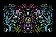 Enchanted midnight forest, an Animal Illustration by OlgaSoi007 (Thumbnail 2 of 10)