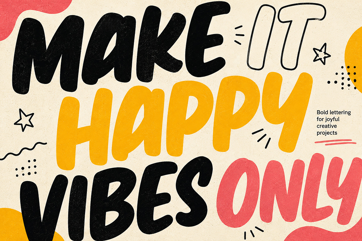 HappyGlyph, a Handwritten Font by Wow Magic (Photo 3 of 5)