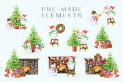 Winter Wonderland Clipart, a Seasonal Illustration by AnitaPol (Thumbnail 5 of 20)