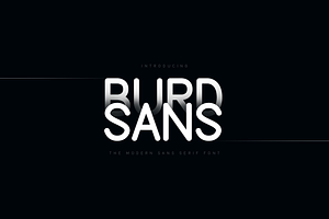 Burd Sans - The Multilingual Font