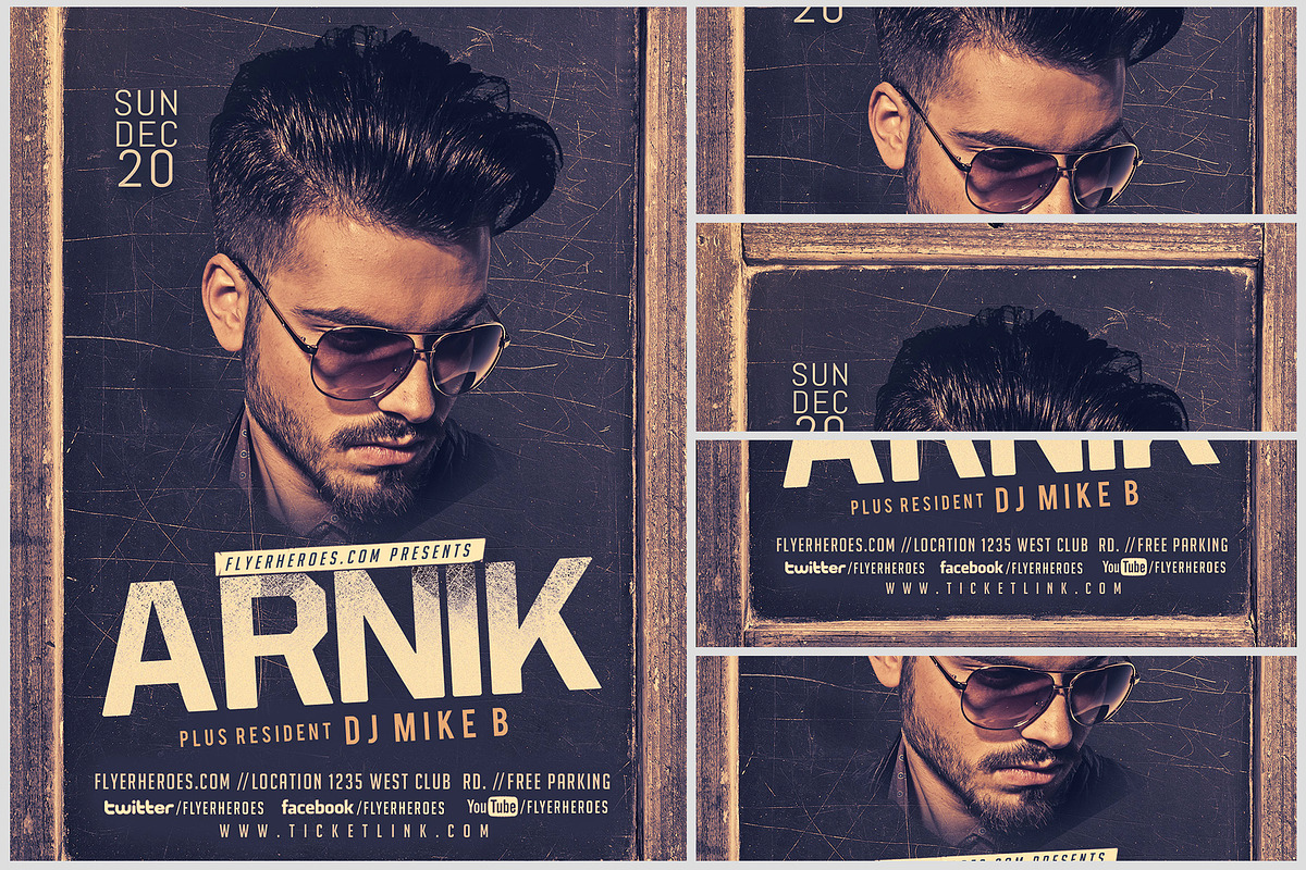 DJ Flyer v3, a Flyer Template by FlyerHeroes (Photo 4 of 4)