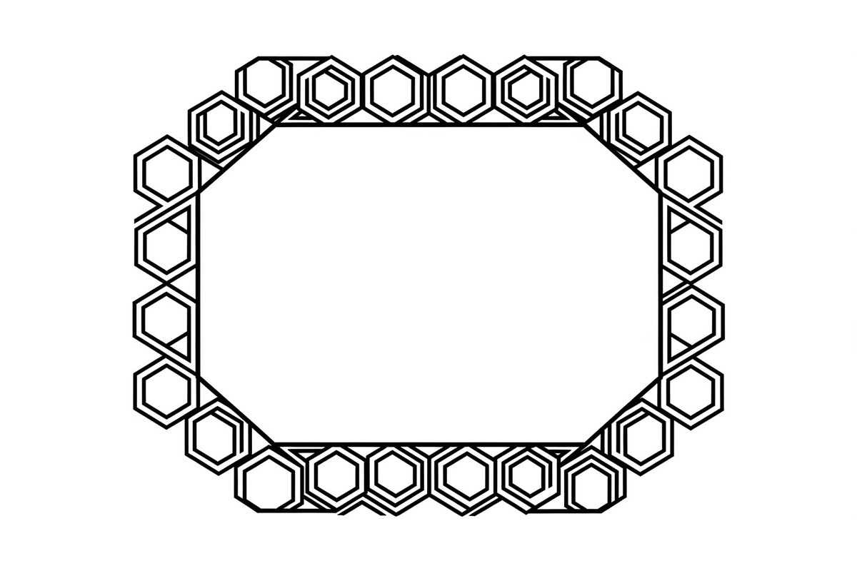 Polygon Frame & Label Bundle, an Illustration by Creativeshirt (Photo 48 of 51)