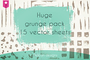super grunge vector pack, an Object Graphic by Pelican graphics (Thumbnail 1 of 4)