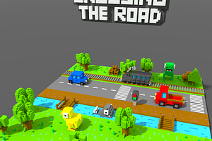 Crossy Road Style Game Voxel Assets