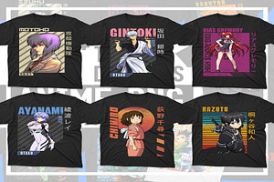 2800 Anime PNG T-shirt Designs