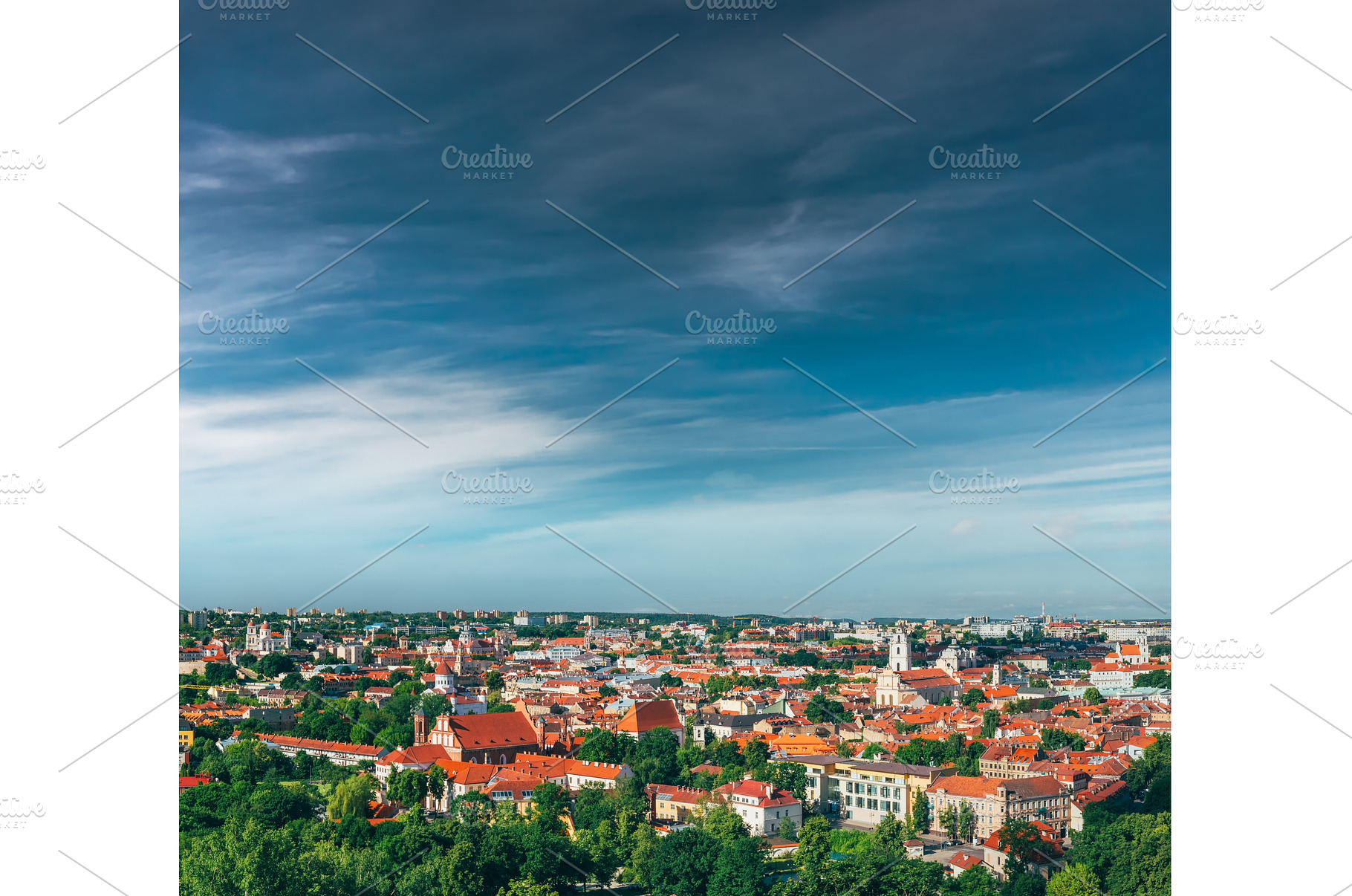 Cityscape Of Vilnius, Lithuania In, an Architecture Photo by Our Amazing World