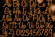 Orange Glitter Alphabet Clip Art Set, an Object Graphic by Paper Element (Thumbnail 2 of 5)