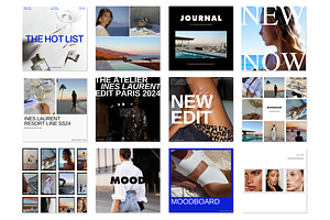 INES III: IG POSTS 1:1 TEMPLATE, a Social Media Template by Alice Revel Co