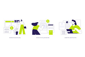 Smart banking isolated cartoon, a Finance Illustration by Visual Generation