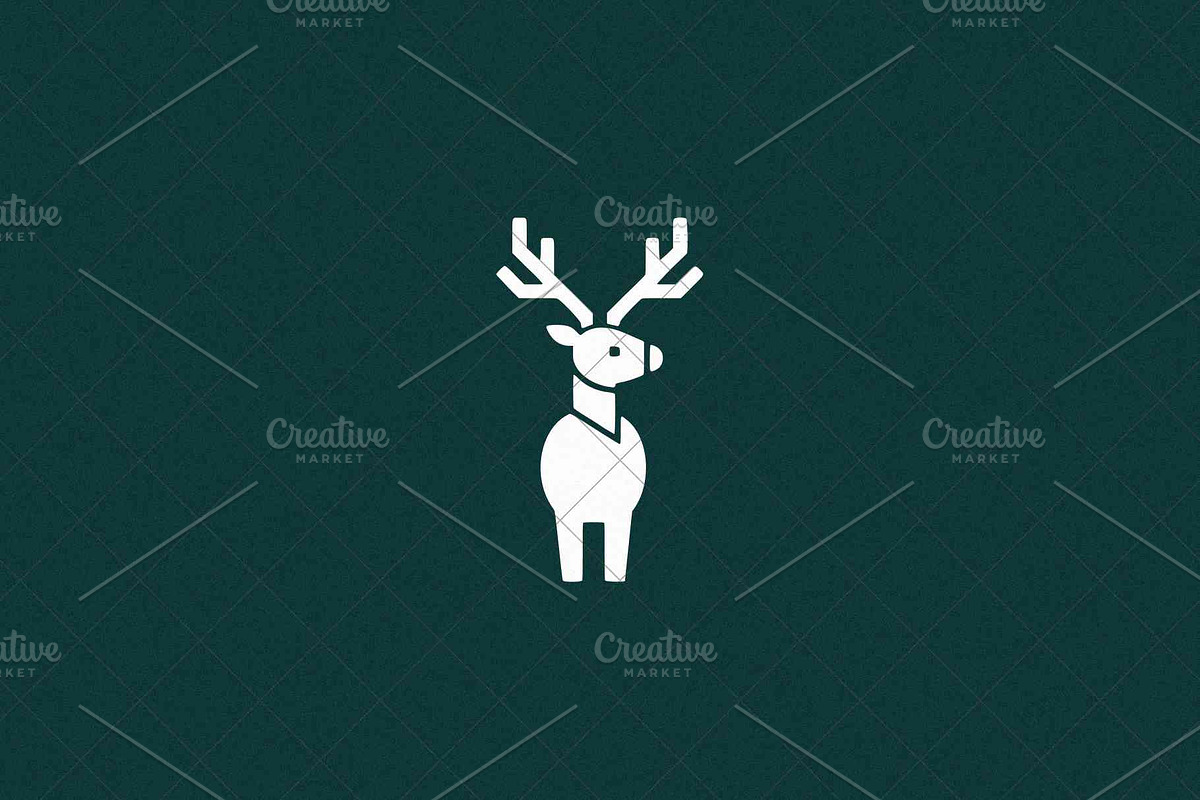 Geometric Deer Icon, an Animal Illustration by Vectorium Studio (Photo 4 of 4)
