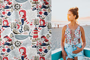 Mermaids. Patterns, a Pattern Graphic by helgascandinavus (Thumbnail 4 of 8)