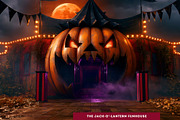 Hallowmere Halloween Backgrounds, a Seasonal Illustration by ThatsDesignArt (Thumbnail 9 of 16)