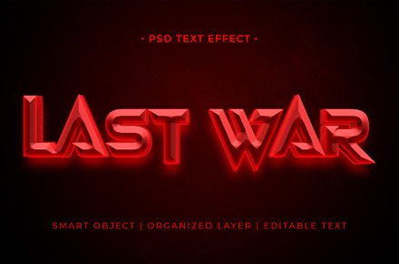 Last War Text Effect