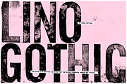 Display Font Lino Gothic, a Sans Serif Font by Itsmesimon (Thumbnail 1 of 23)