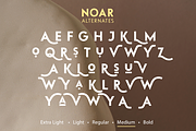 Noar | Font Family, a Sans Serif Font by Larin Type Co. (Thumbnail 15 of 15)